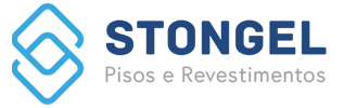 Logo da empresa Stongel Pisos e Revestimentos, cliente atendido pela DS Engenharia.