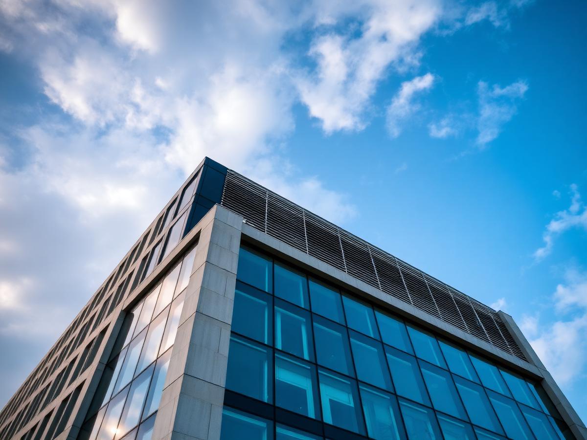 Edifício corporativo moderno